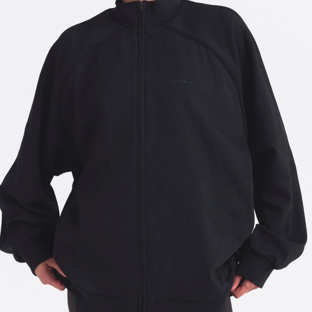 Nike Black Zip-Up Track Jacket